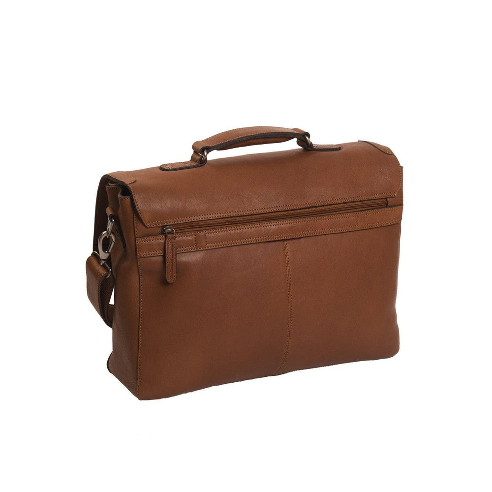 The Chesterfield - Iowa - Leren Laptoptas - Cognac - Gielen Lederwaren