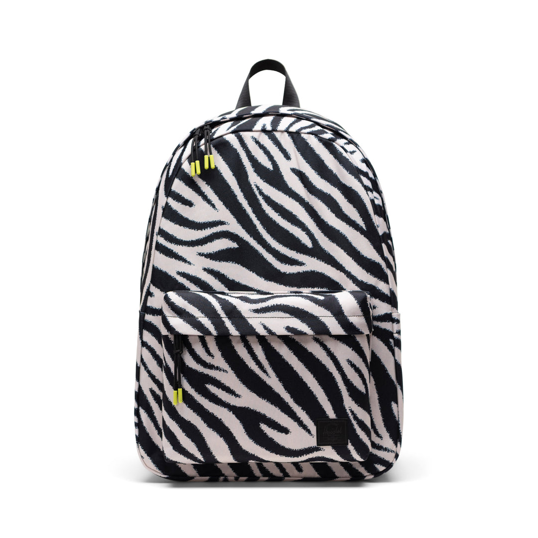 Voorkant Herschel Classic XL laptop rugzak #kleur_zebra