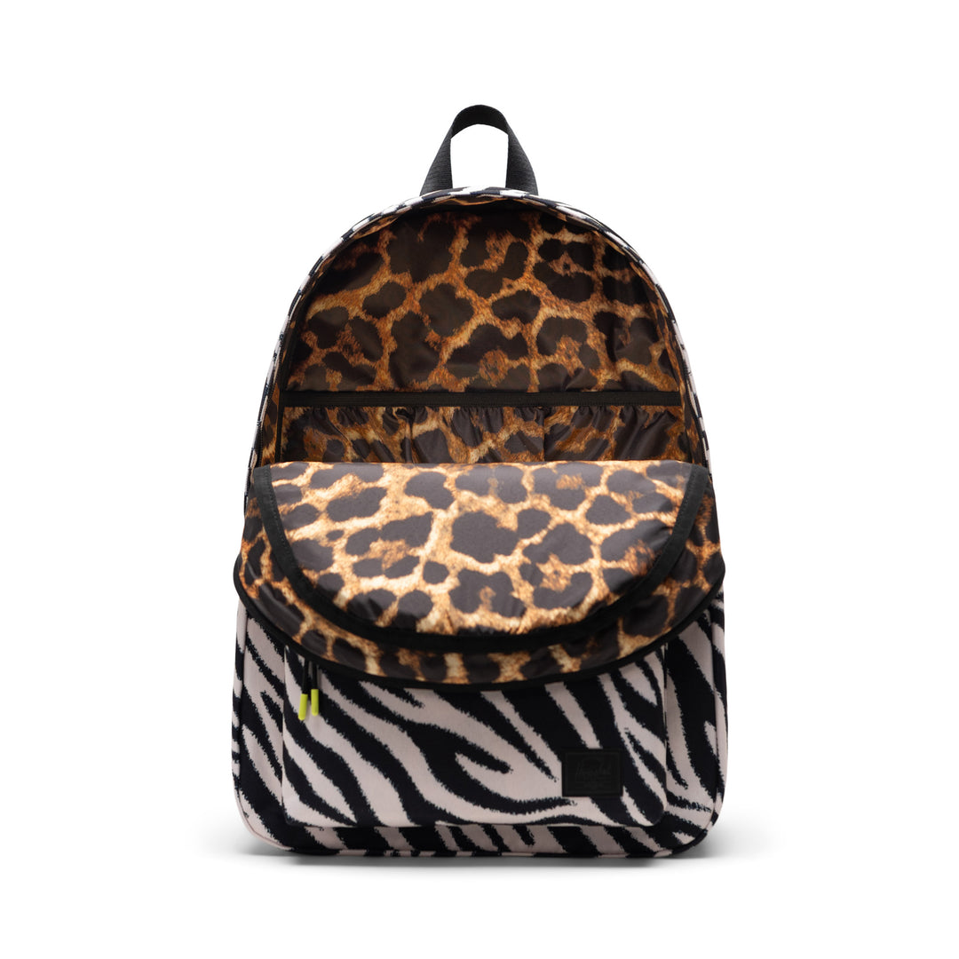 Binnenkant Herschel Classic XL laptop rugzak #kleur_zebra