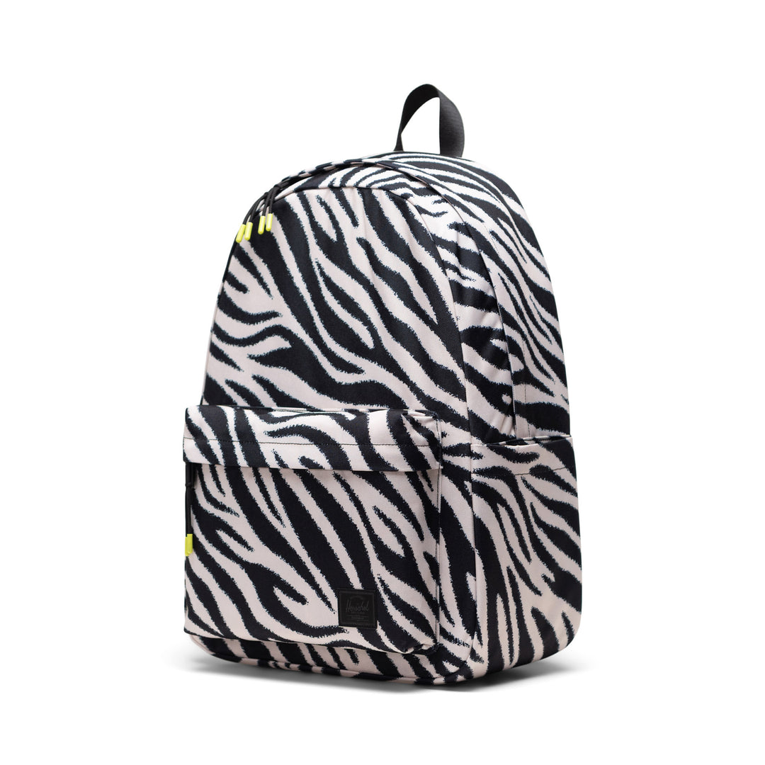 Voorzijde Herschel Classic XL laptop rugzak #kleur_zebra