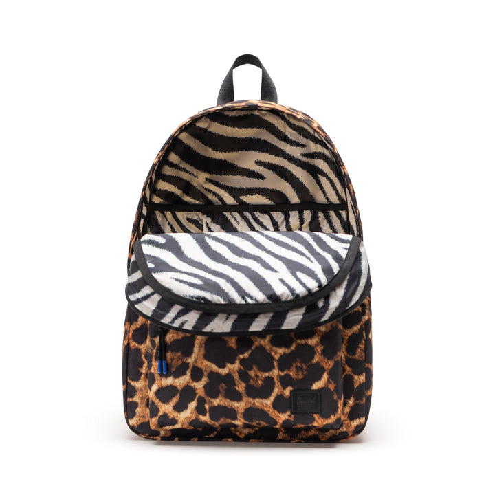 Binnenkant Herschel Classic XL laptop rugzak #kleur_leopard