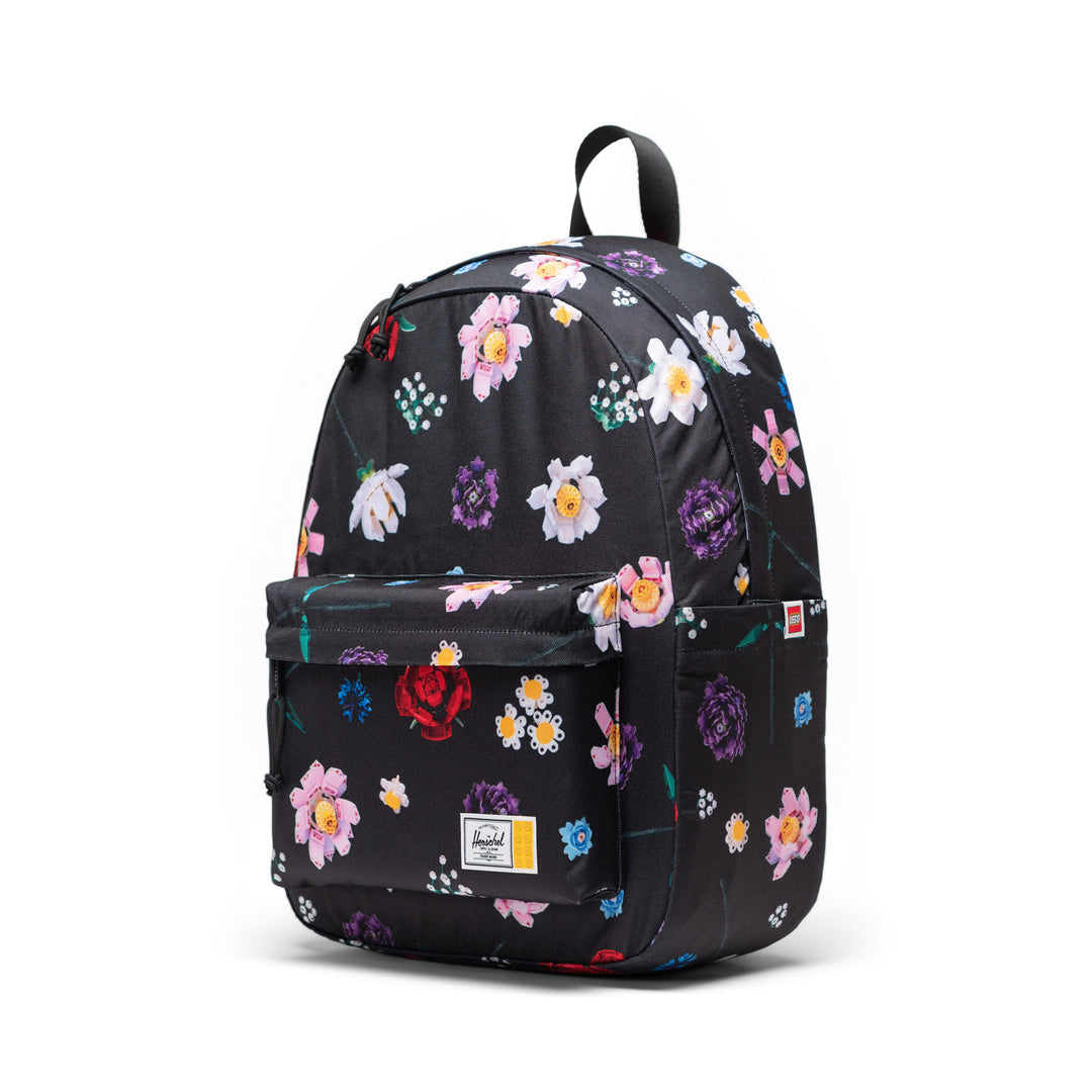 Voorzijde Herschel Classic XL #kleur_lego-falling-florals