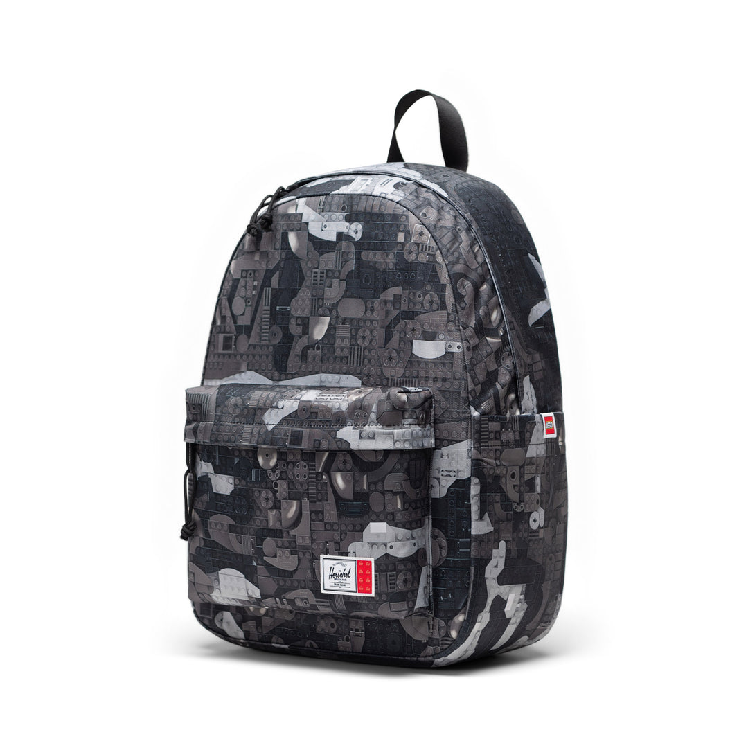 Voorzijde Herschel Classic XL #kleur_lego-bricks-black