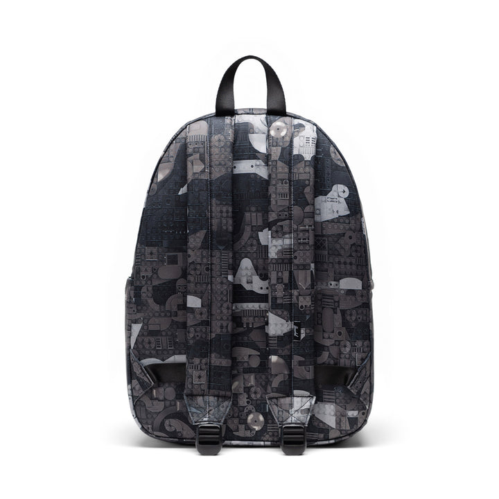 Achterkant Herschel Classic XL #kleur_lego-bricks-black