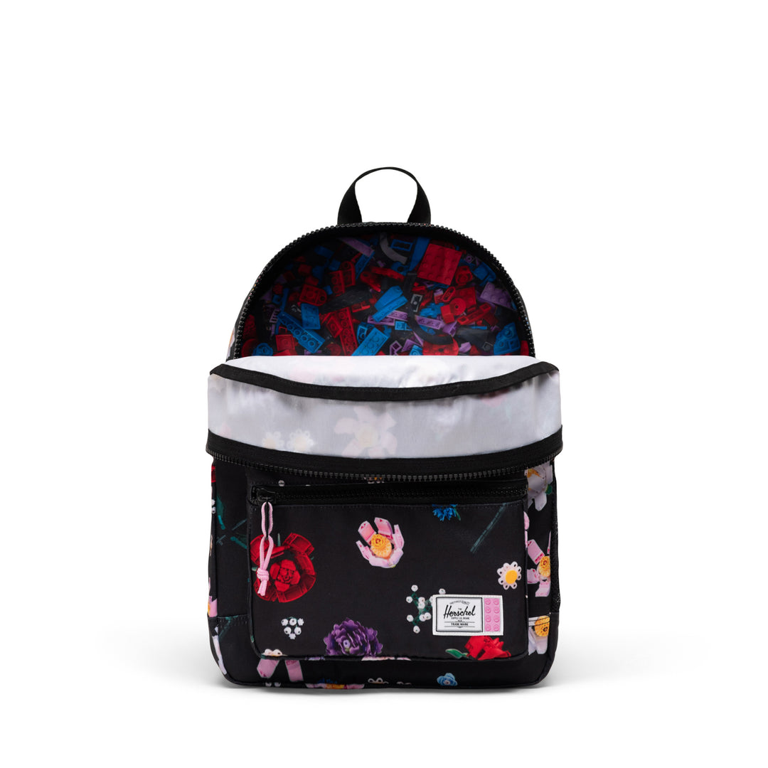 Binnenkant Herschel Kids rugzak #kleur_lego-falling-florals
