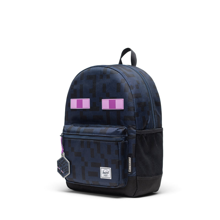 Voorzijde Herschel Kids rugzak #kleur_minecraft-enderman