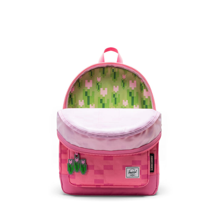 Binnenkant Herschel Kids rugzak #kleur_minecraft-pink-sheep