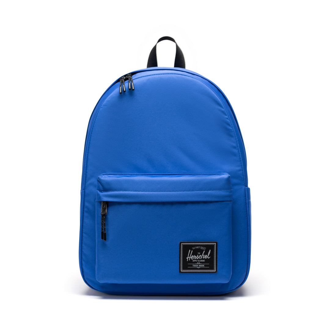 Voorkant Herschel Classic XL laptop rugzak #kleur_dazzling-blue