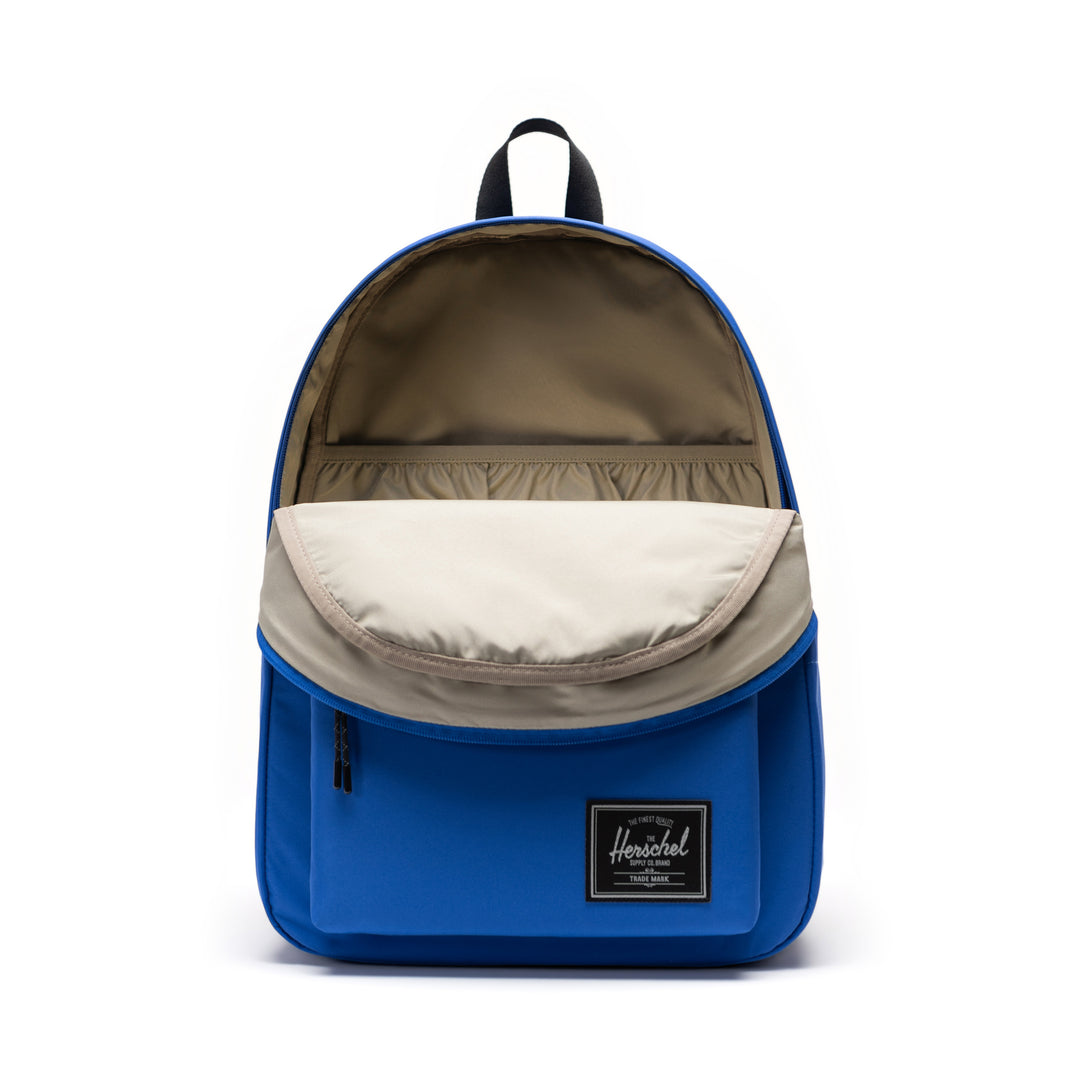 Binnenkant Herschel Classic XL laptop rugzak #kleur_dazzling-blue