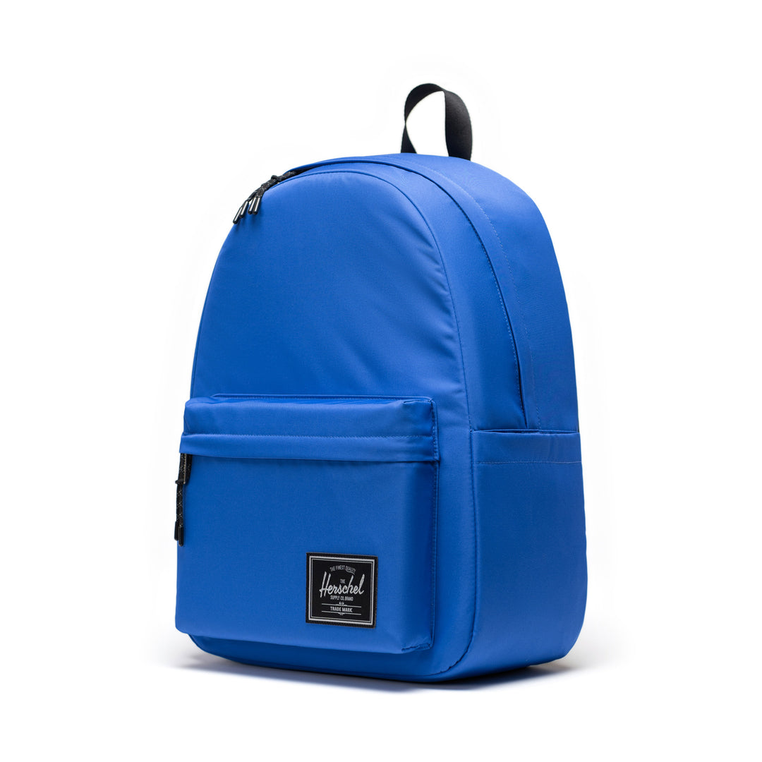 Voorzijde Herschel Classic XL laptop rugzak #kleur_dazzling-blue