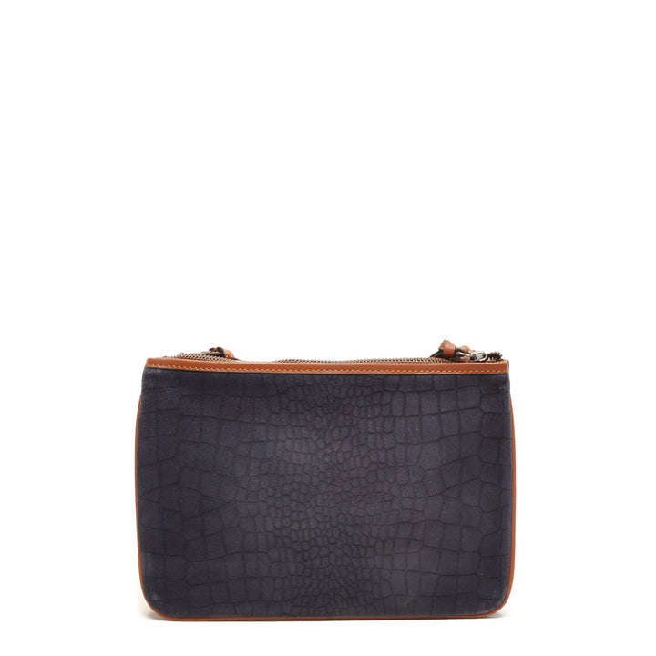 Achterkant van de Berba crossbody tas Navy #kleur_navy