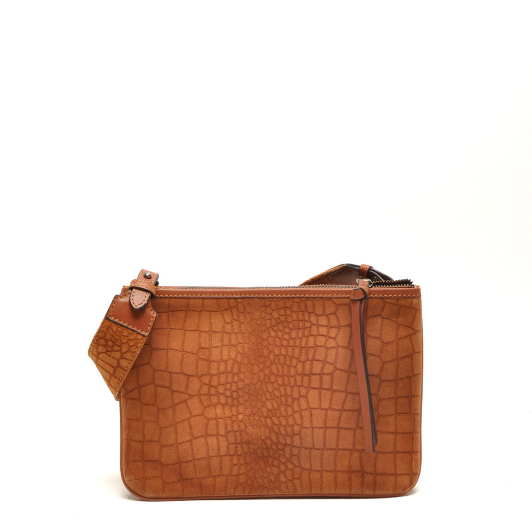 Achterkant van de Berba crossbody tas camel #kleur_camel
