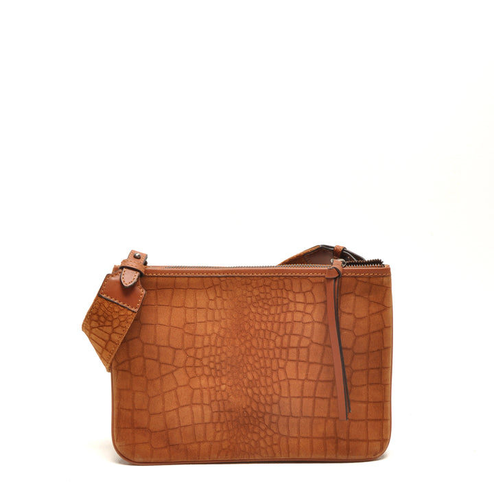 Achterkant van de Berba crossbody tas camel #kleur_camel