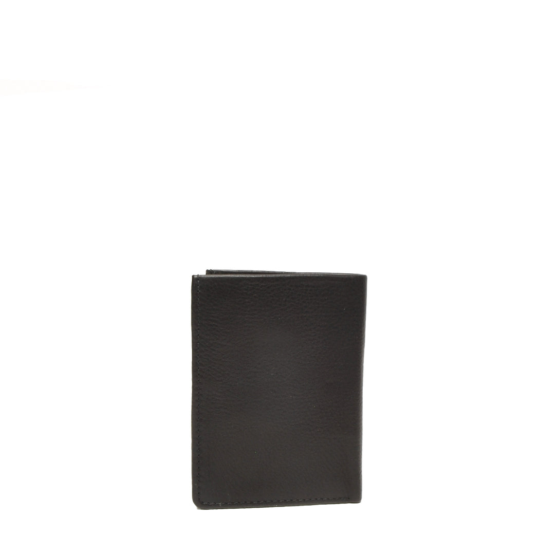Achterkant van de Lucca 335-011 billfold small in zwart #kleur_zwart
