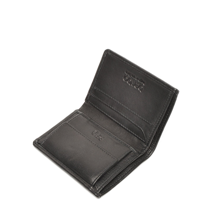 Binnenkant van de Lucca 335-011 billfold small in zwart #kleur_zwart