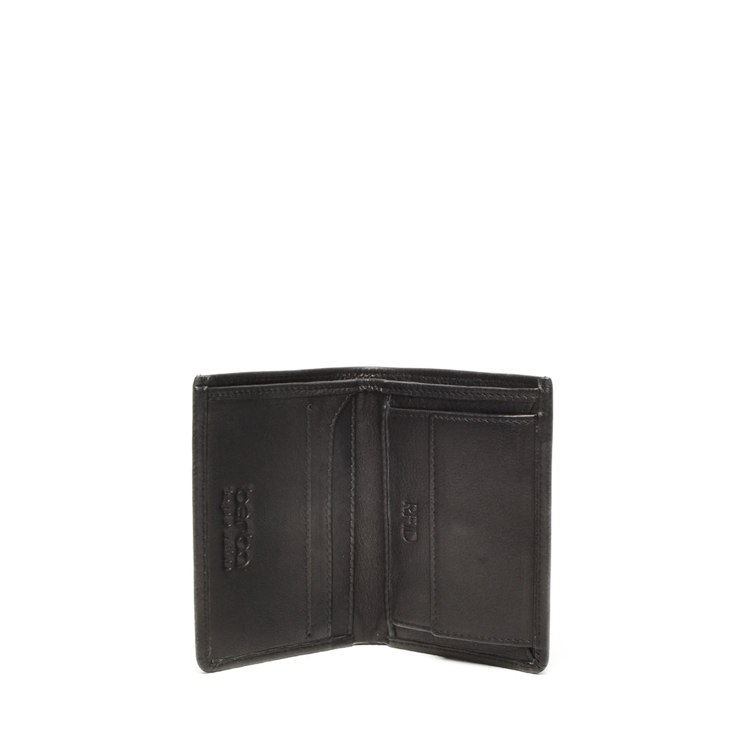 Binnenkant van de Lucca 335-011 billfold small in zwart #kleur_zwart