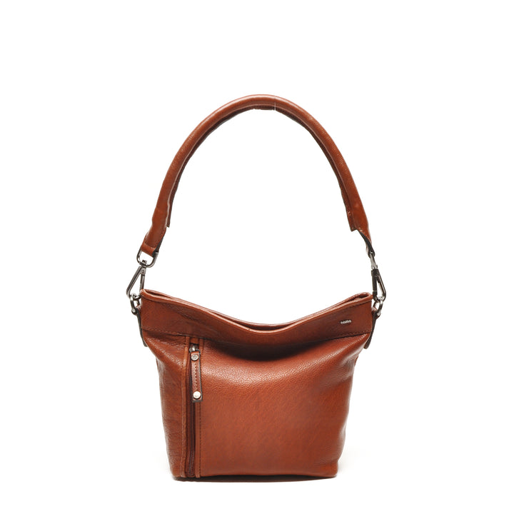 Berba emmer schoudertas in Cognac #kleur_cognac