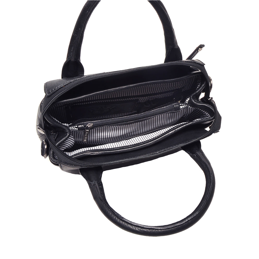 Binnenkant Berba Lucca handtas Navy #kleur_navy