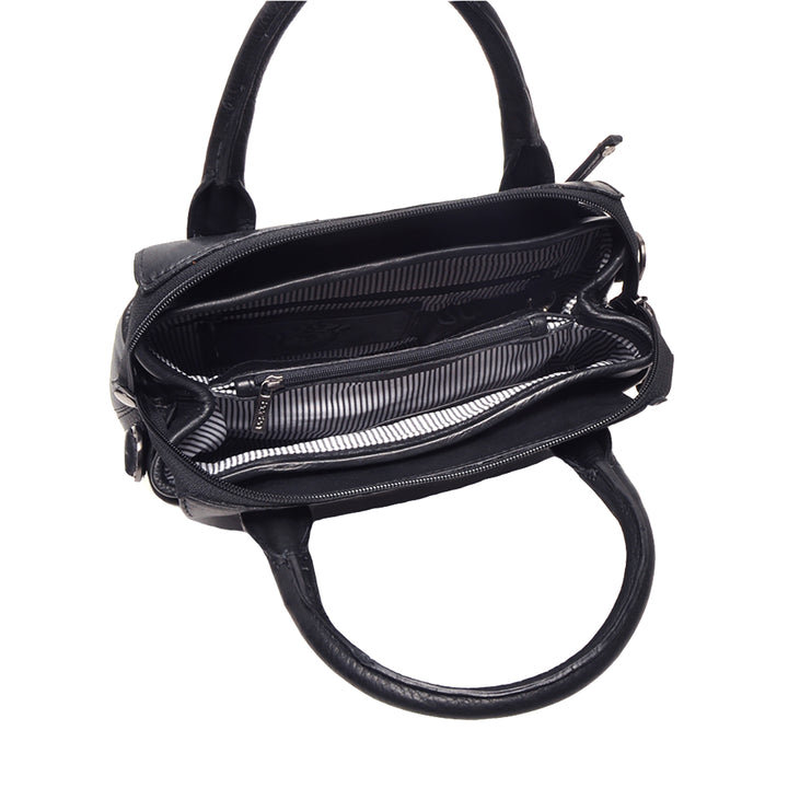 Binnenkant Berba Lucca handtas Navy #kleur_navy