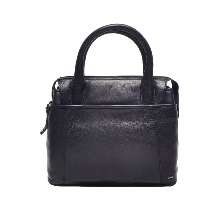 Voorkant Berba Lucca handtas Navy #kleur_navy