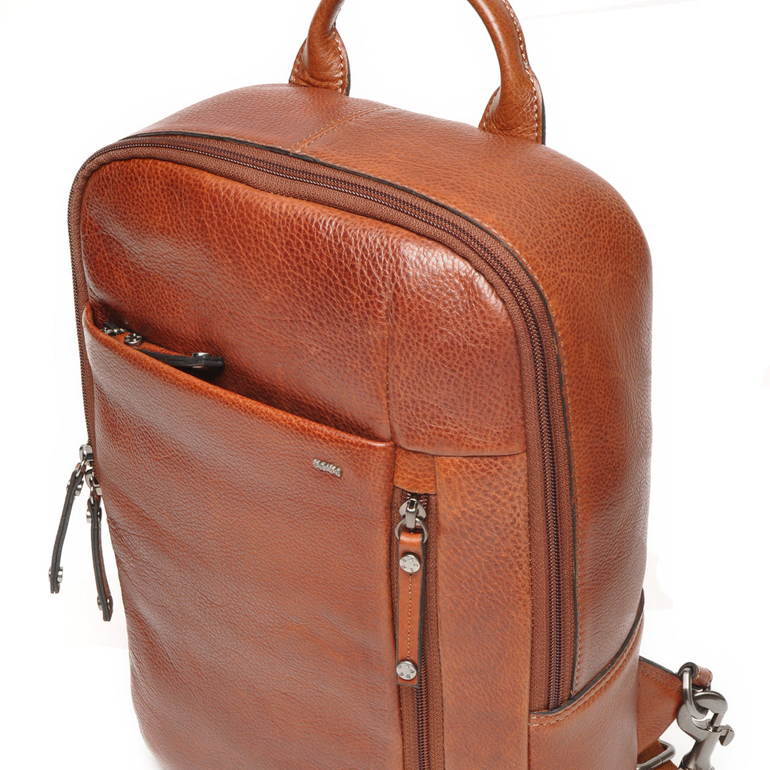 Details van het leer #kleur_cognac