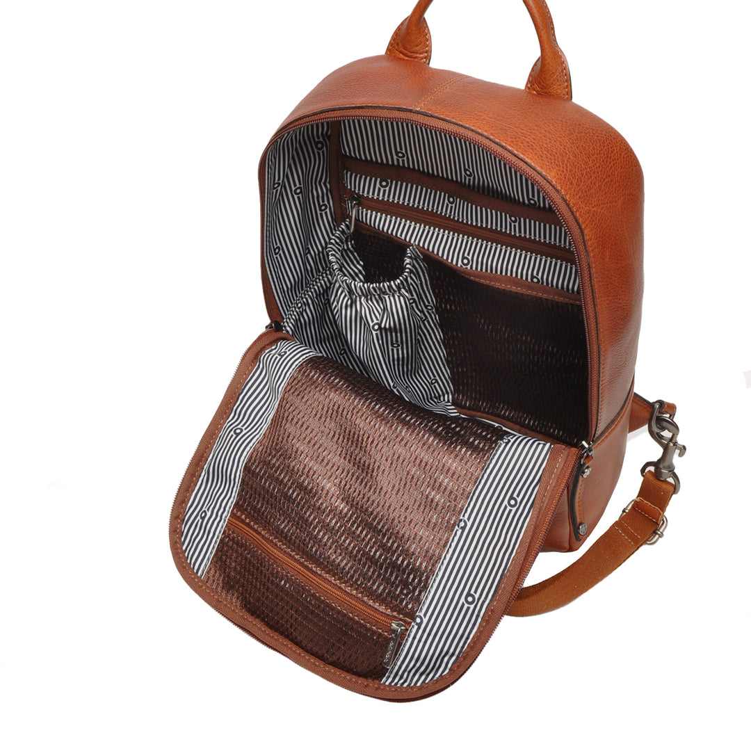 Binnenkant van de Berba Lucca 335-869 in het cognac #kleur_cognac