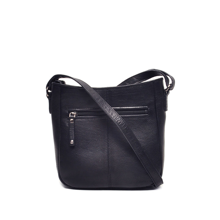 Achterkant van de Berba Lucca 335-044 leren crossbody tas navy #kleur_navy