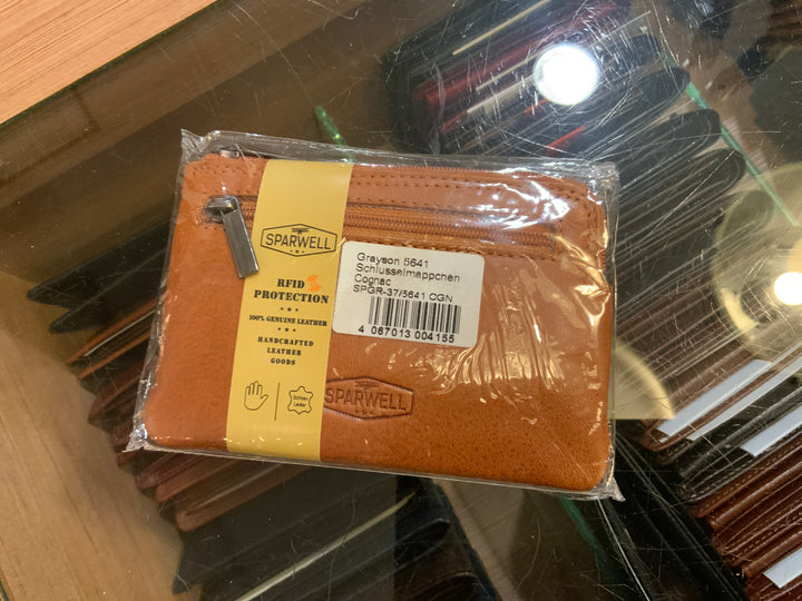 Sparwell - Leren sleutel etui