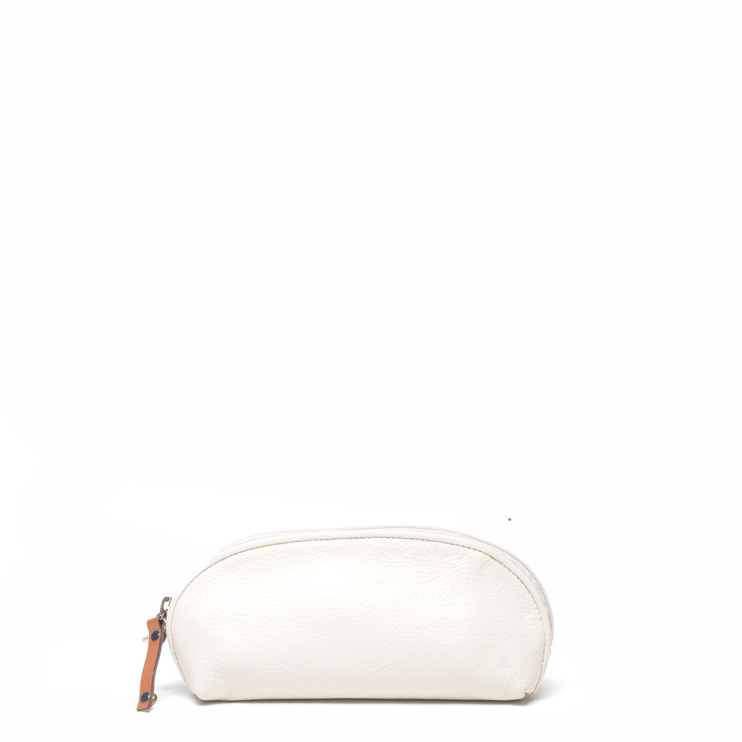Achterkant van de Make-up etui van Berba in pebble #kleur_pebble