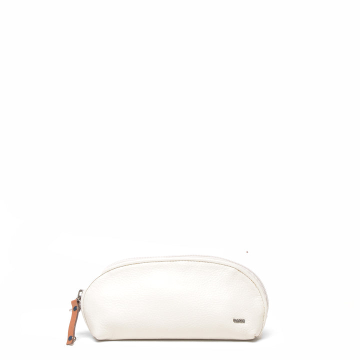 Voorkant van de Make-up etui van Berba in pebble #kleur_pebble