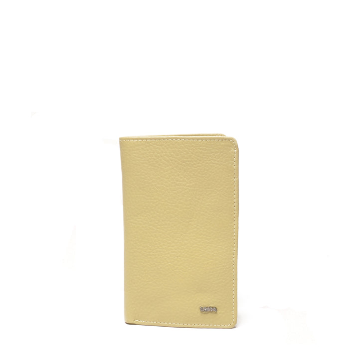Voorkant van de Berba portemonnee in de kleur Banana #kleur_banana