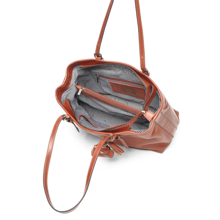 Berba Icon | 885-118 | Leren dames schoudertas