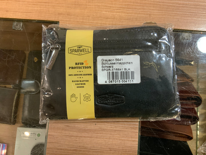 Sparwell - Leren sleutel etui