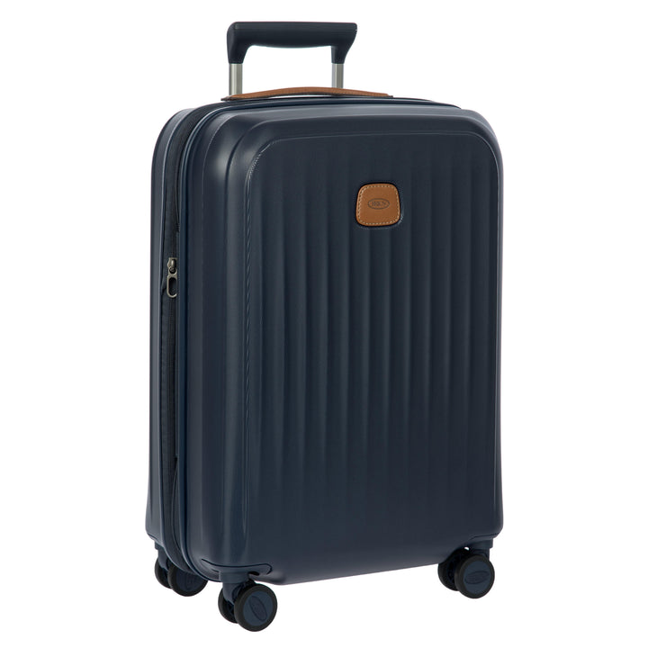 Voorzijde van de Bric's Taormina handbagage koffer navy #kleur_navy
