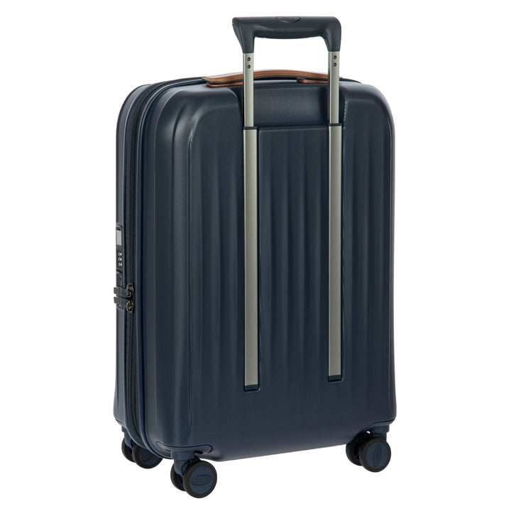 Achterkant van de Bric's Taormina handbagage koffer navy #kleur_navy