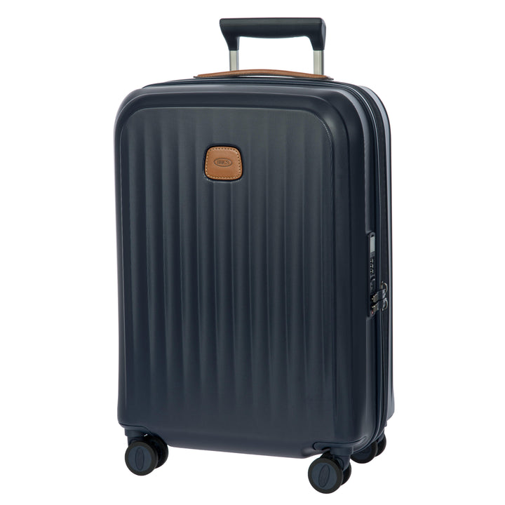 Voorzijde van de Bric's Taormina handbagage koffer navy #kleur_navy