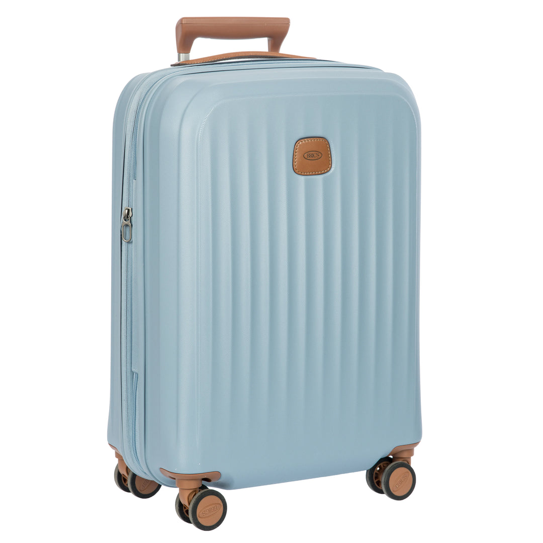 Voorzijde van de Bric's Taormina handbagage koffer sky-blue #kleur_sky-blue