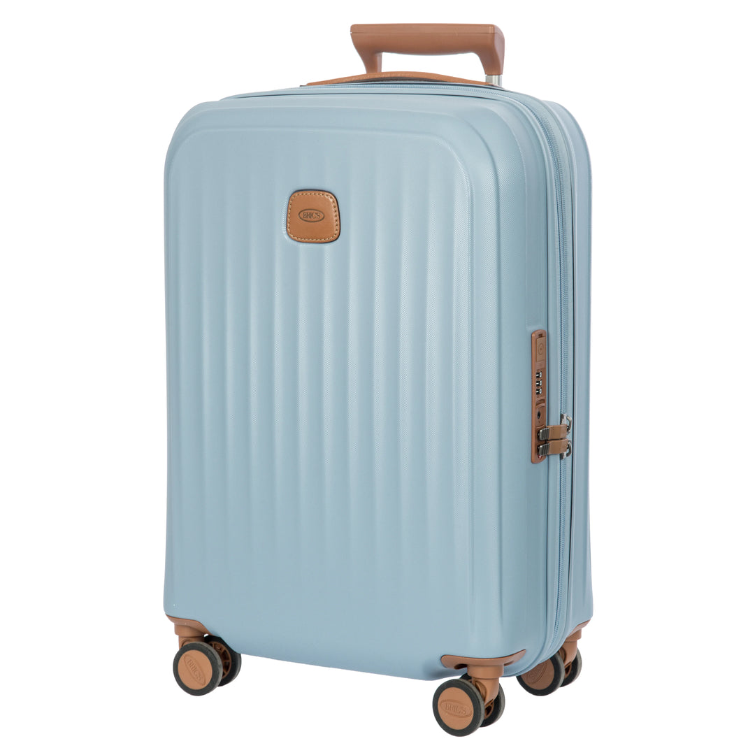 Voorzijde van de Bric's Taormina handbagage koffer sky-blue #kleur_sky-blue