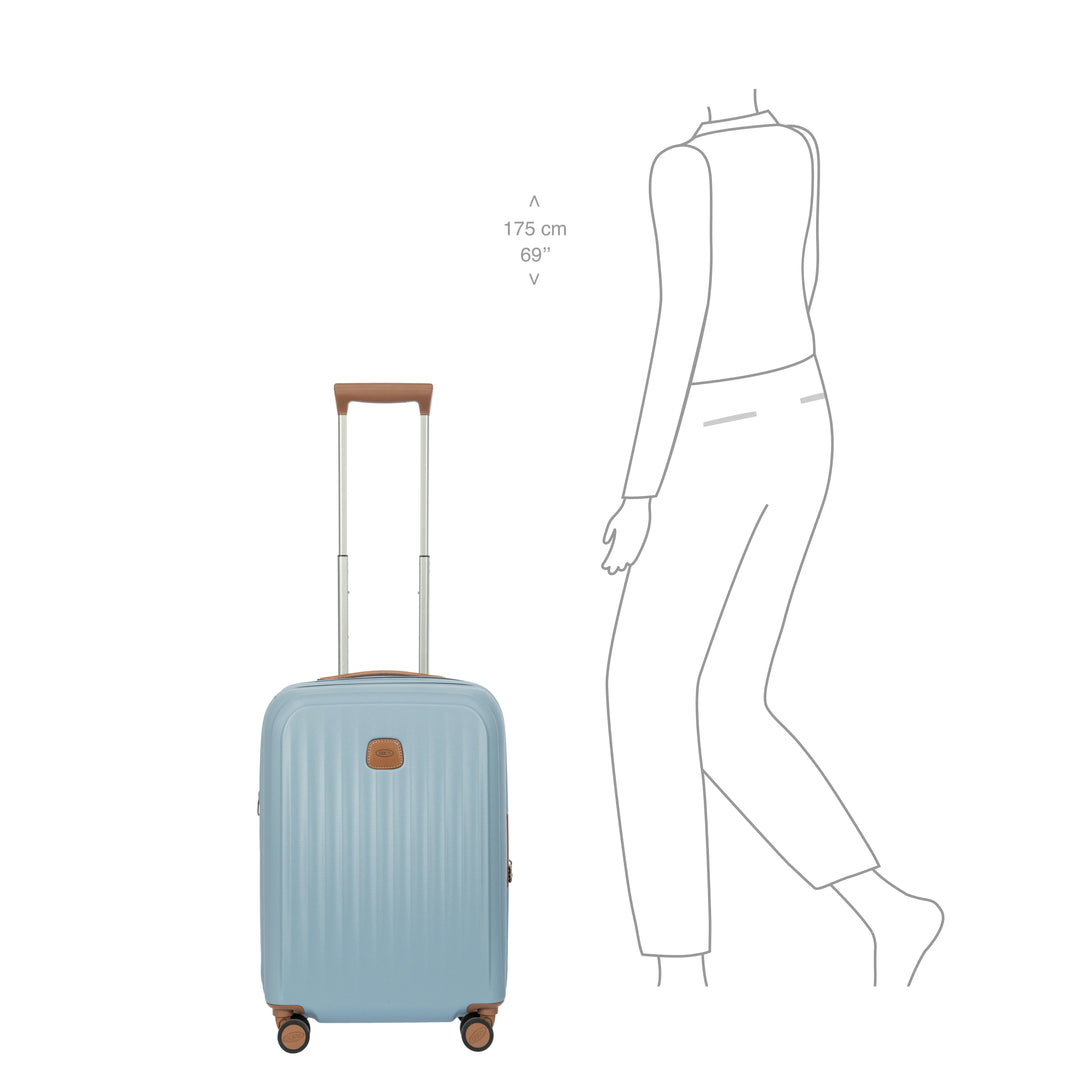 Voorkant met model #kleursky-blue