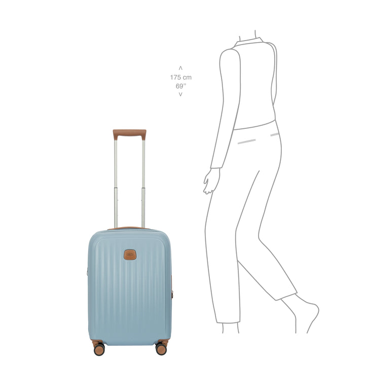 Voorkant met model #kleursky-blue