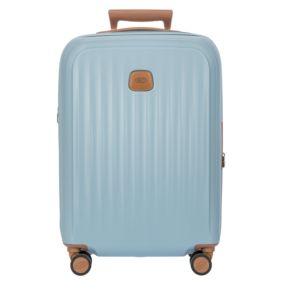 Voorkant van de Bric's Taormina handbagage koffer sky-blue #kleur_sky-blue