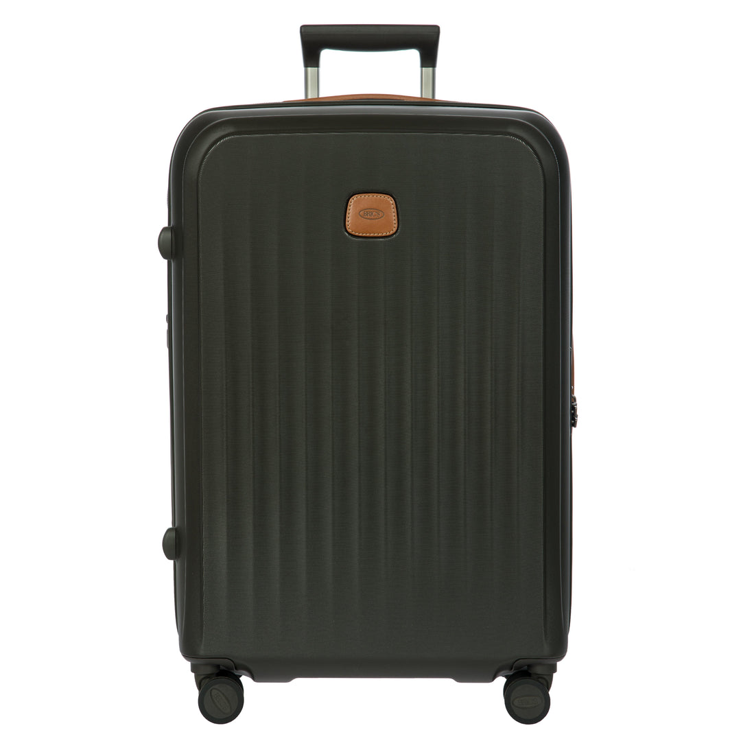 Voorkant van de Bric's Taormina middelmaat koffer olijf #kleur_olijf