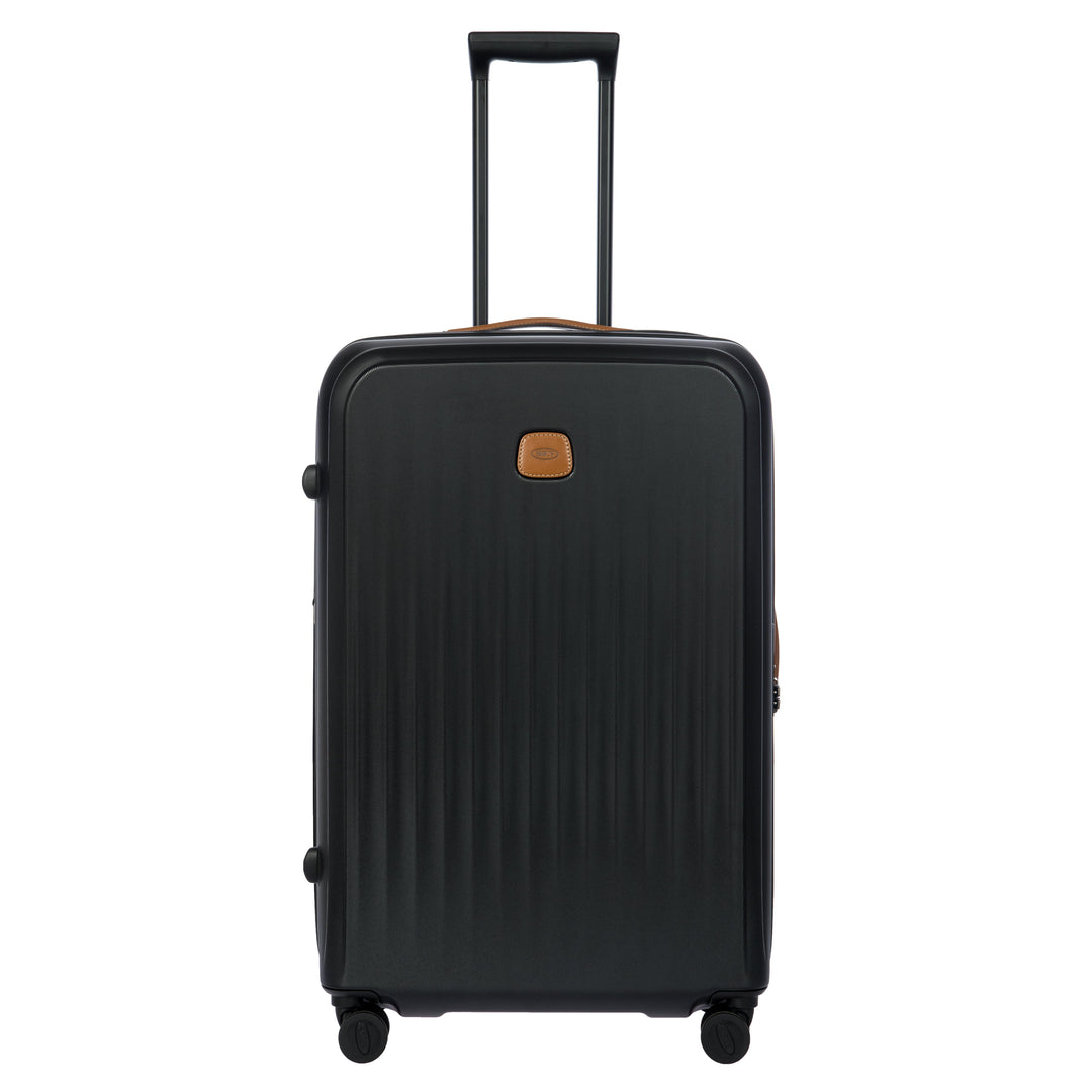Voorkant van de Bric's Taormina middelmaat koffer zwart #kleur_zwart