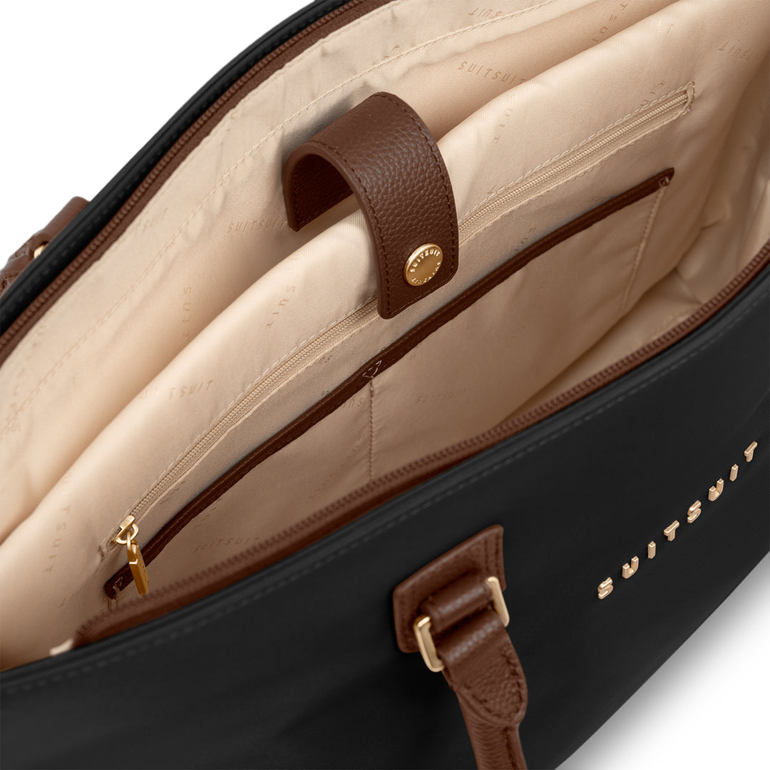 Binnenkant met laptop vak #kleur_black-olive
