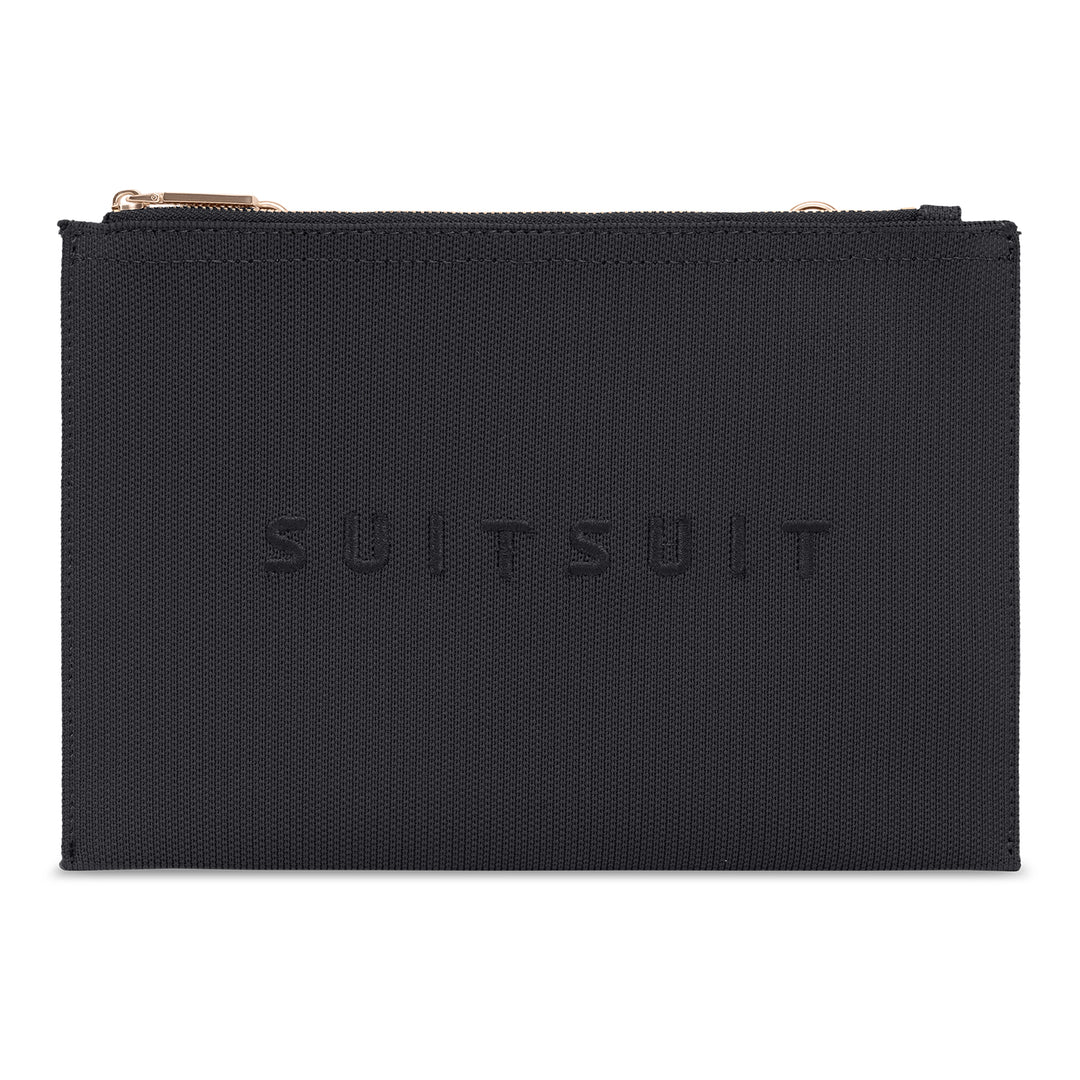 Binnen tas van de SUITSUIT Flyknit schoudertas in black olive #kleur_black-olive