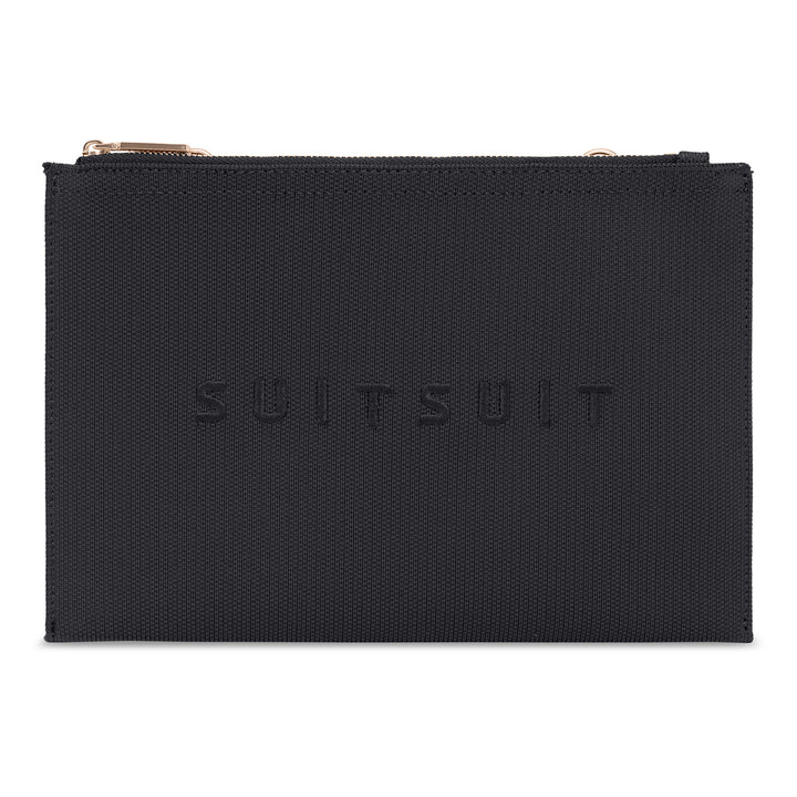 Binnen tas van de SUITSUIT Flyknit schoudertas in black olive #kleur_black-olive