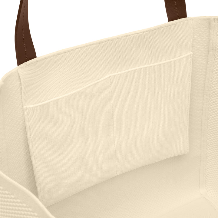 Binnenvakken van de SUITSUIT Flyknit schoudertas in whisper-white #kleur_whisper-white