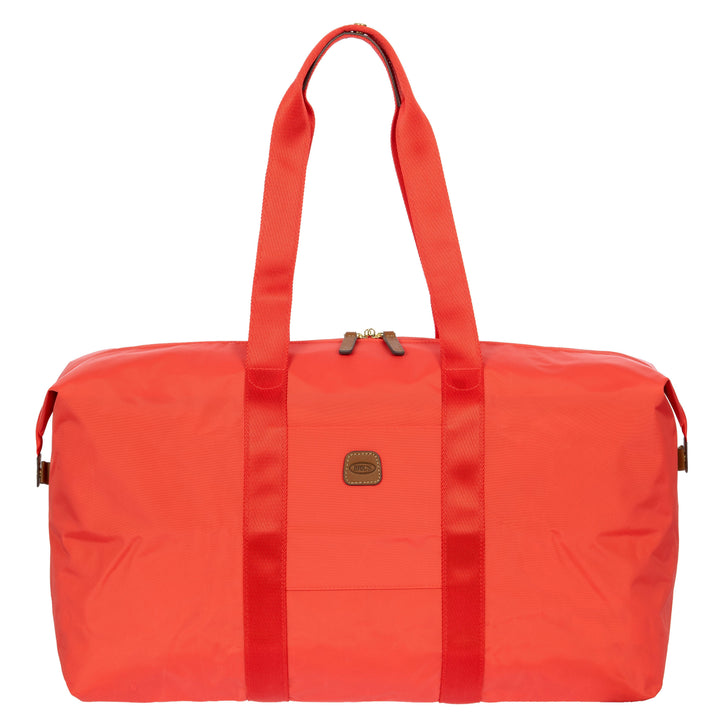 Voorkant van de Bric's 202 weekendtas uit de X-collection in Poppy #kleur_poppy