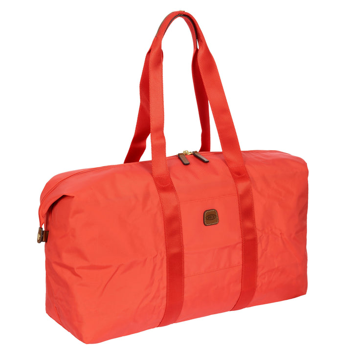 Voorzijde van de Bric's 202 weekendtas uit de X-collection in Poppy #kleur_poppy