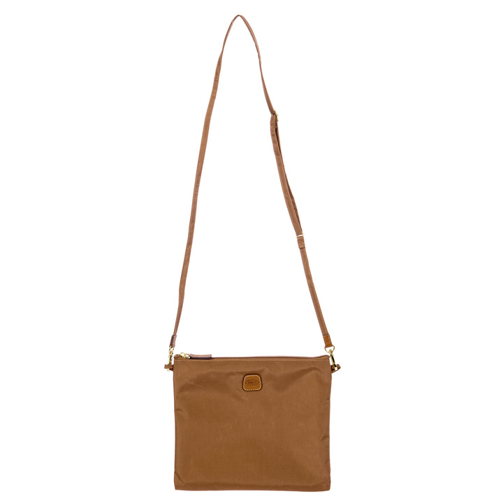Schoudertas van de Bric's weekendtas in het Brownie #kleur_brownie